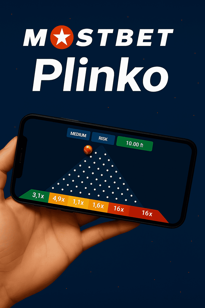 Mostbet Plinko oyununu telefonda oynayın və topun düşdüyü çarpanla qazancınızı artırın